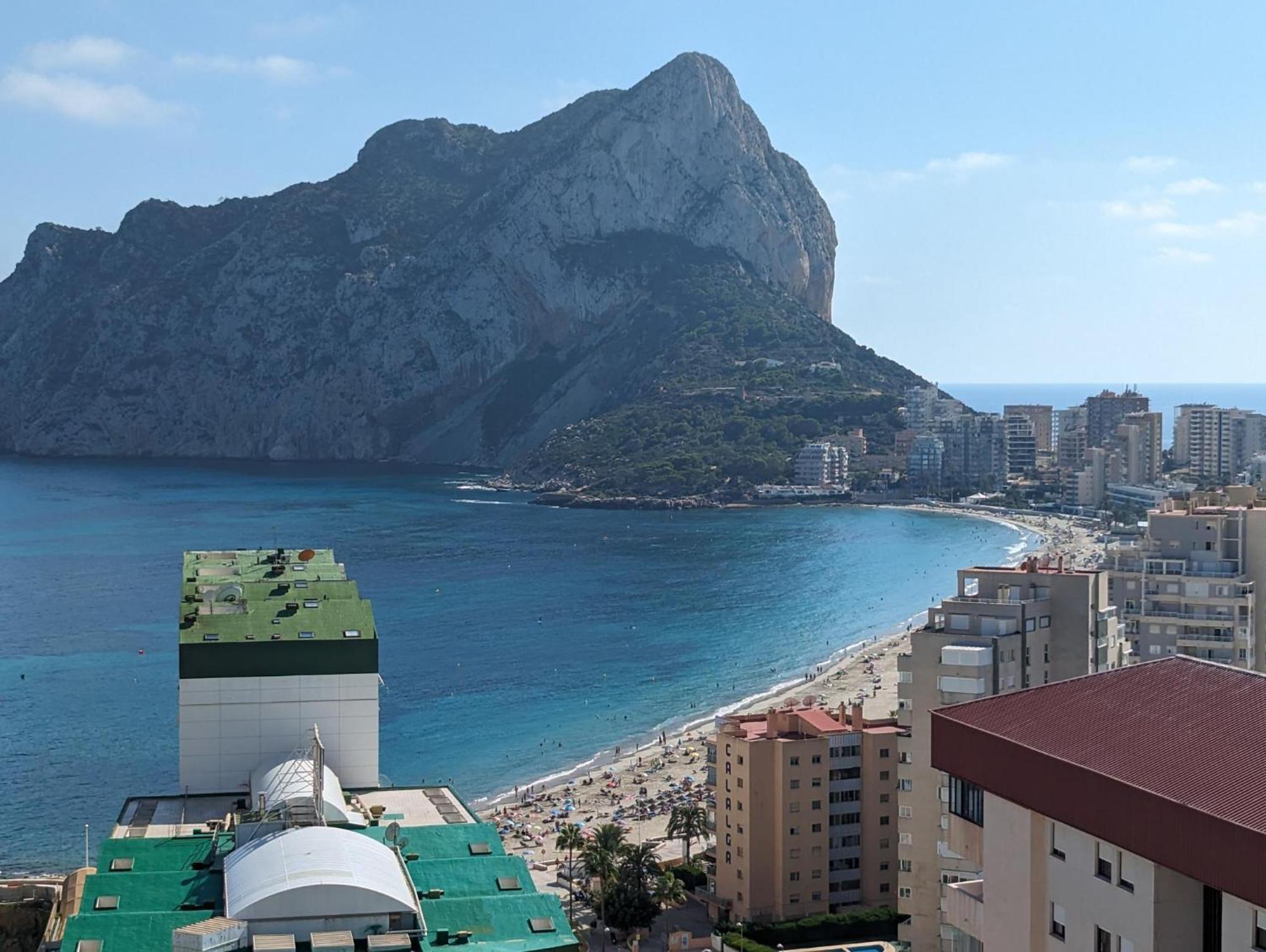 100 M From Fossa Beach In Calpe Esterno foto
